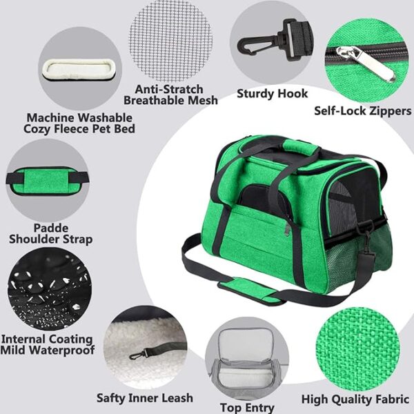 Dog Travel Crate Soft Slided Collapsible Pet Travel Carrier